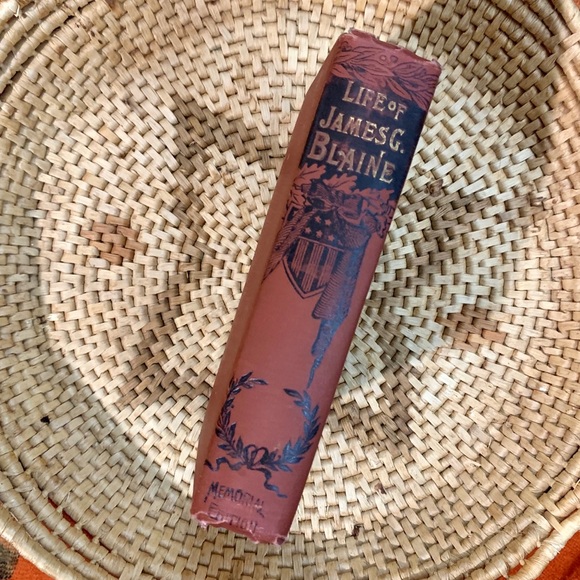 1893 Vintage Red Hardcover Tabletop Book - Picture 4 of 14